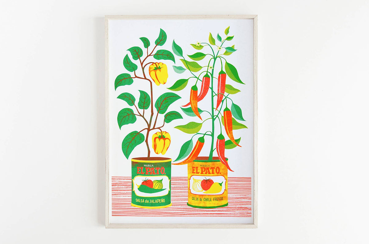 Chilli Peppers Riso Print – National Park Print Shop