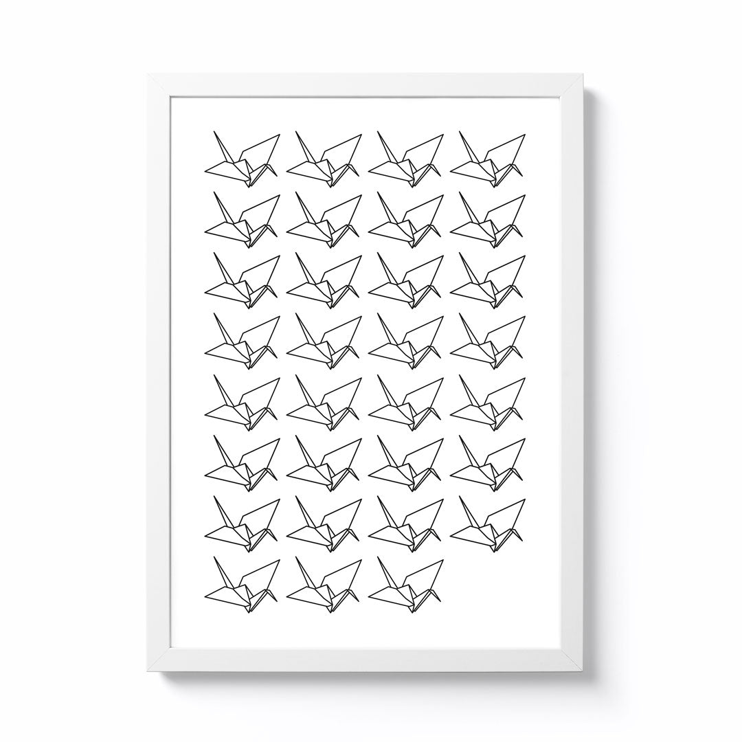 31 Paper Cranes National Park Print Shop