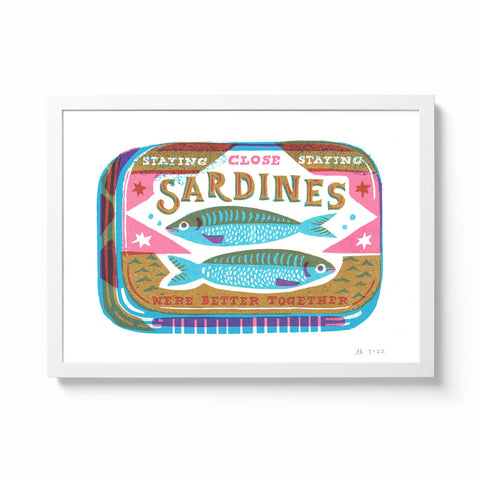 Sardines · Riso Print