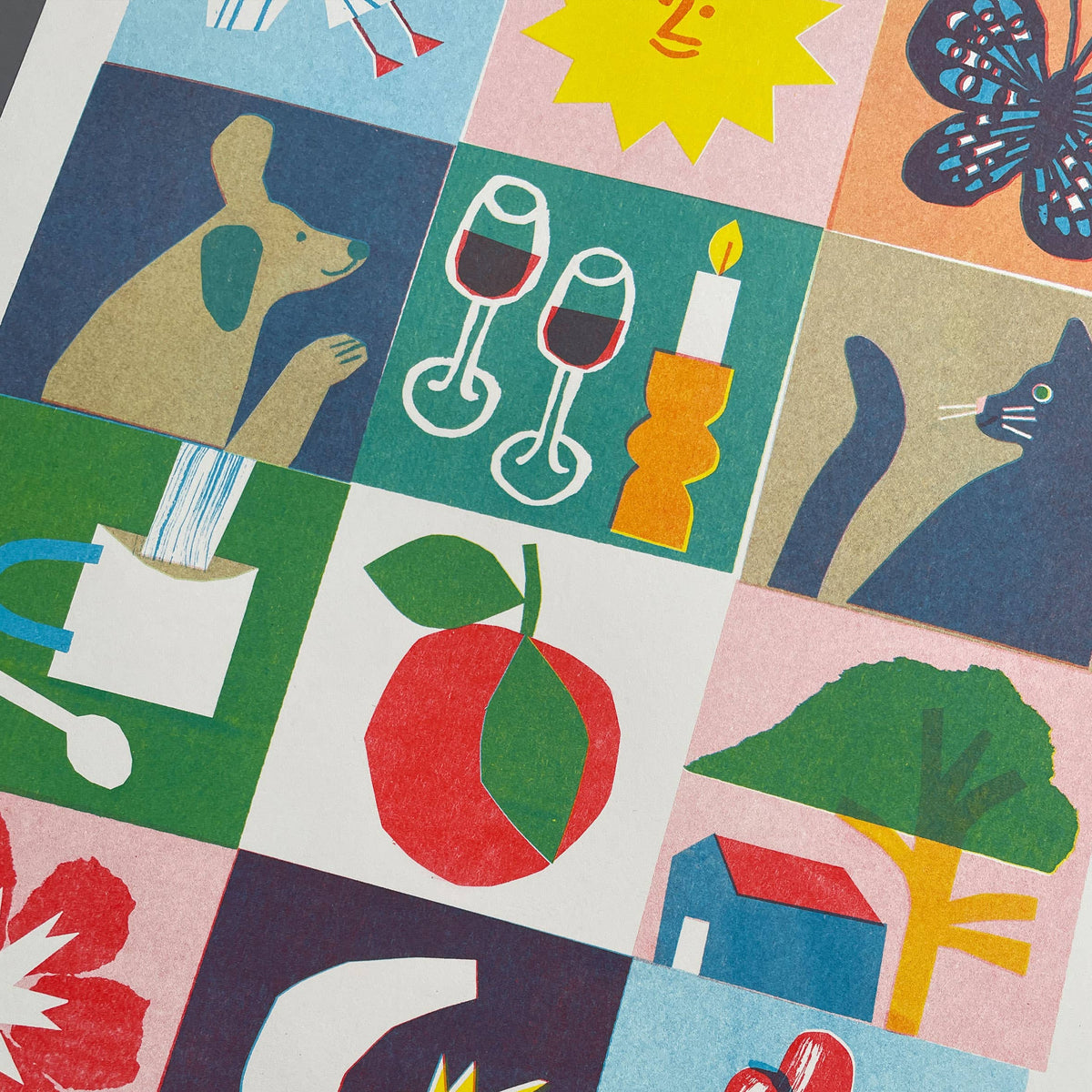 Life Drawing Risograph Life Is Rich Risograph Art Print – National Park Print Shop