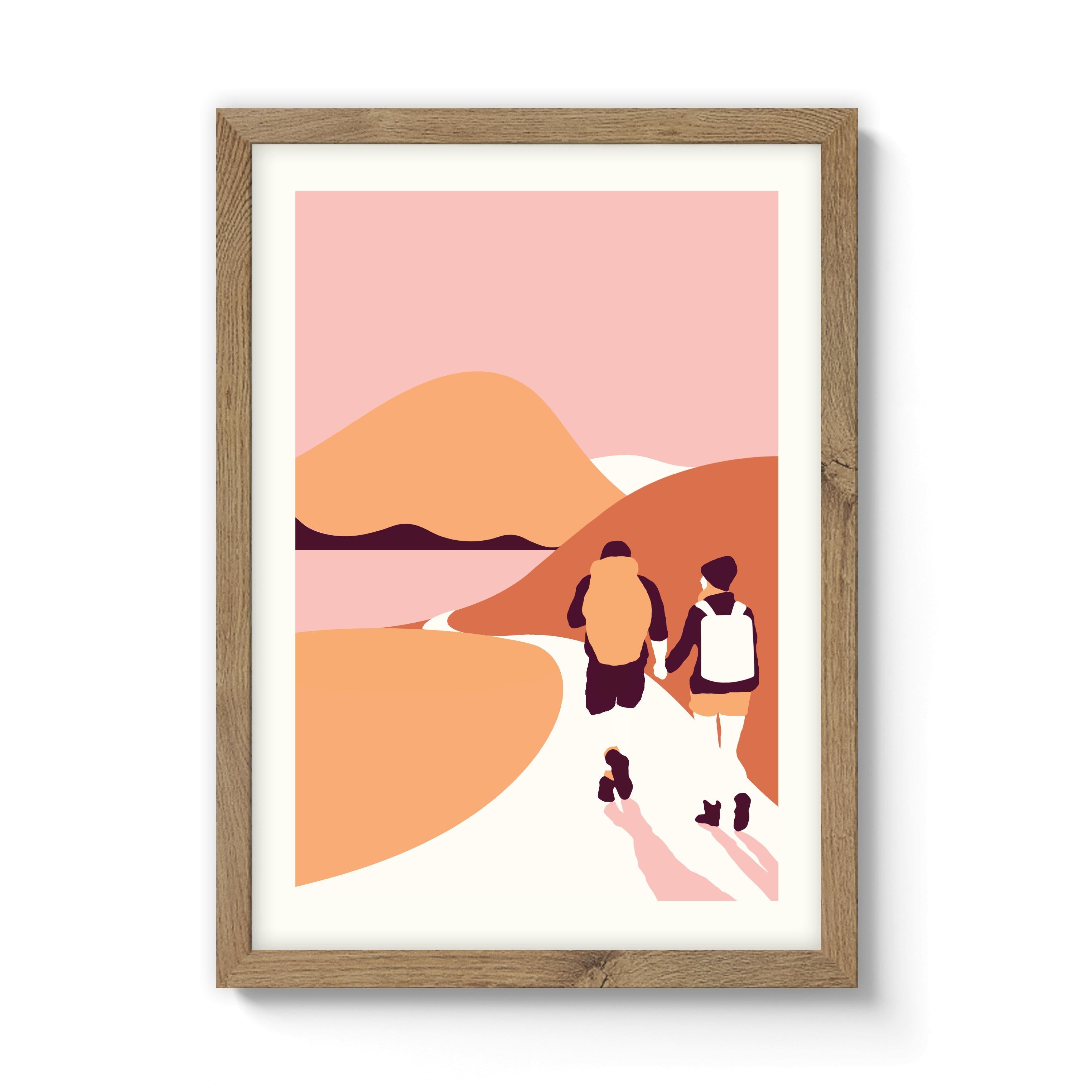 Last Trip Of The Summer - Walkers / Orange – National Park Print Shop