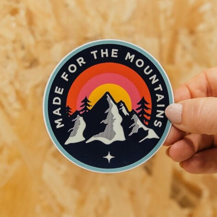 Made for the Mountains Sticker – National Park Print Shop