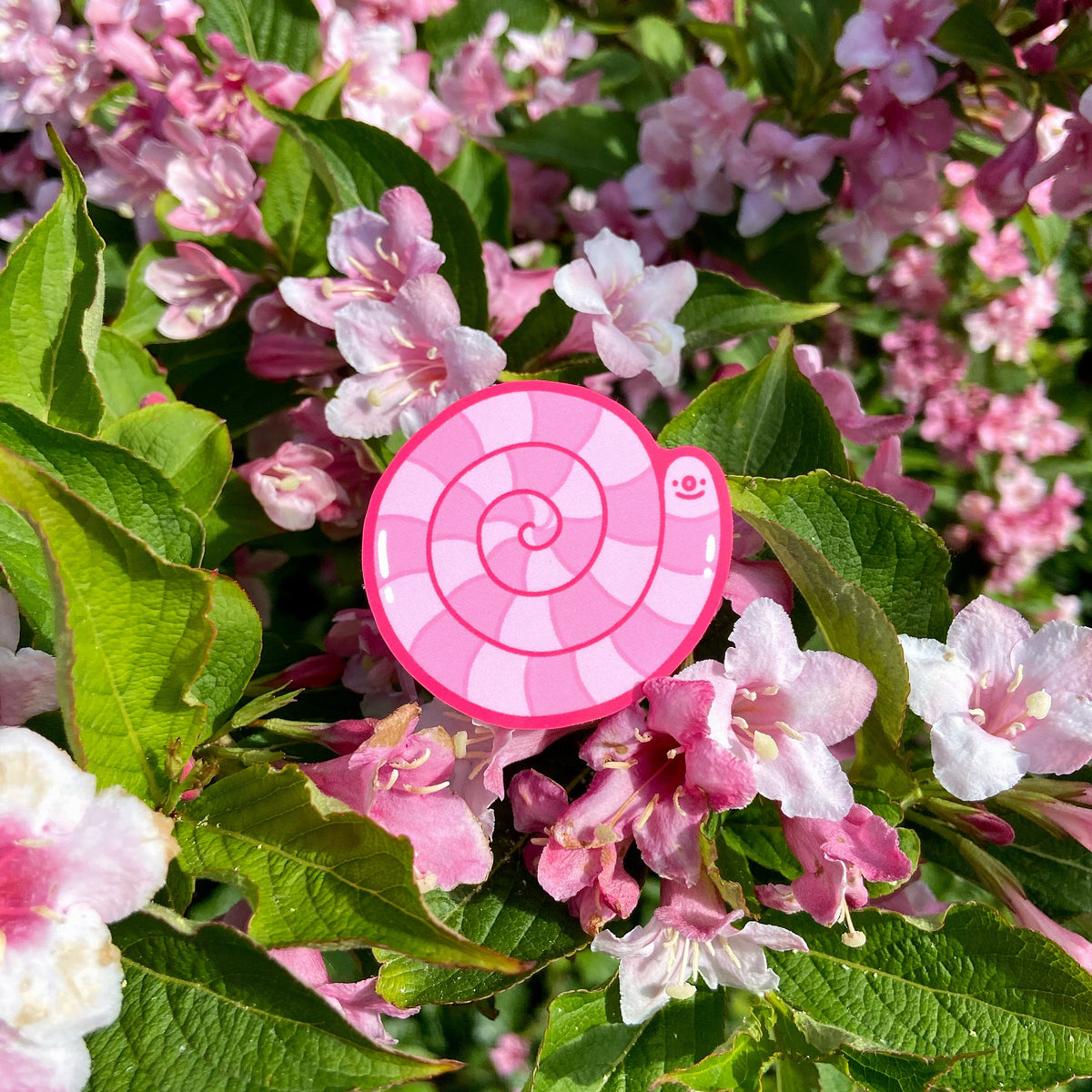 Pink Worm Sticker – National Park Print Shop