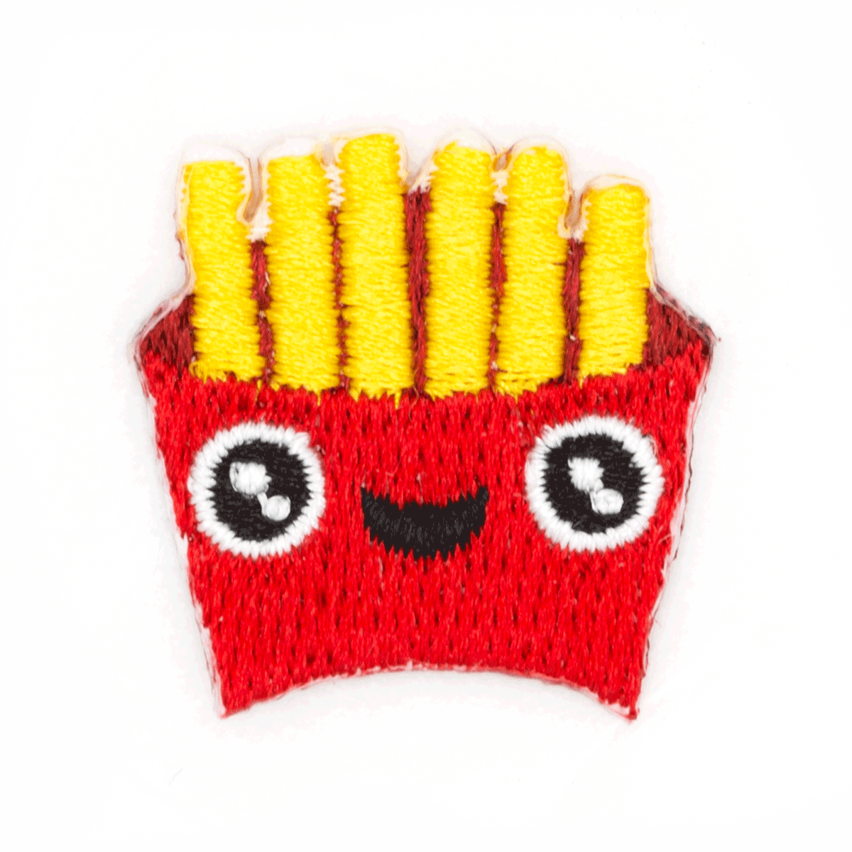 Fries Face Embroidered Sticker Patch – National Park Print Shop
