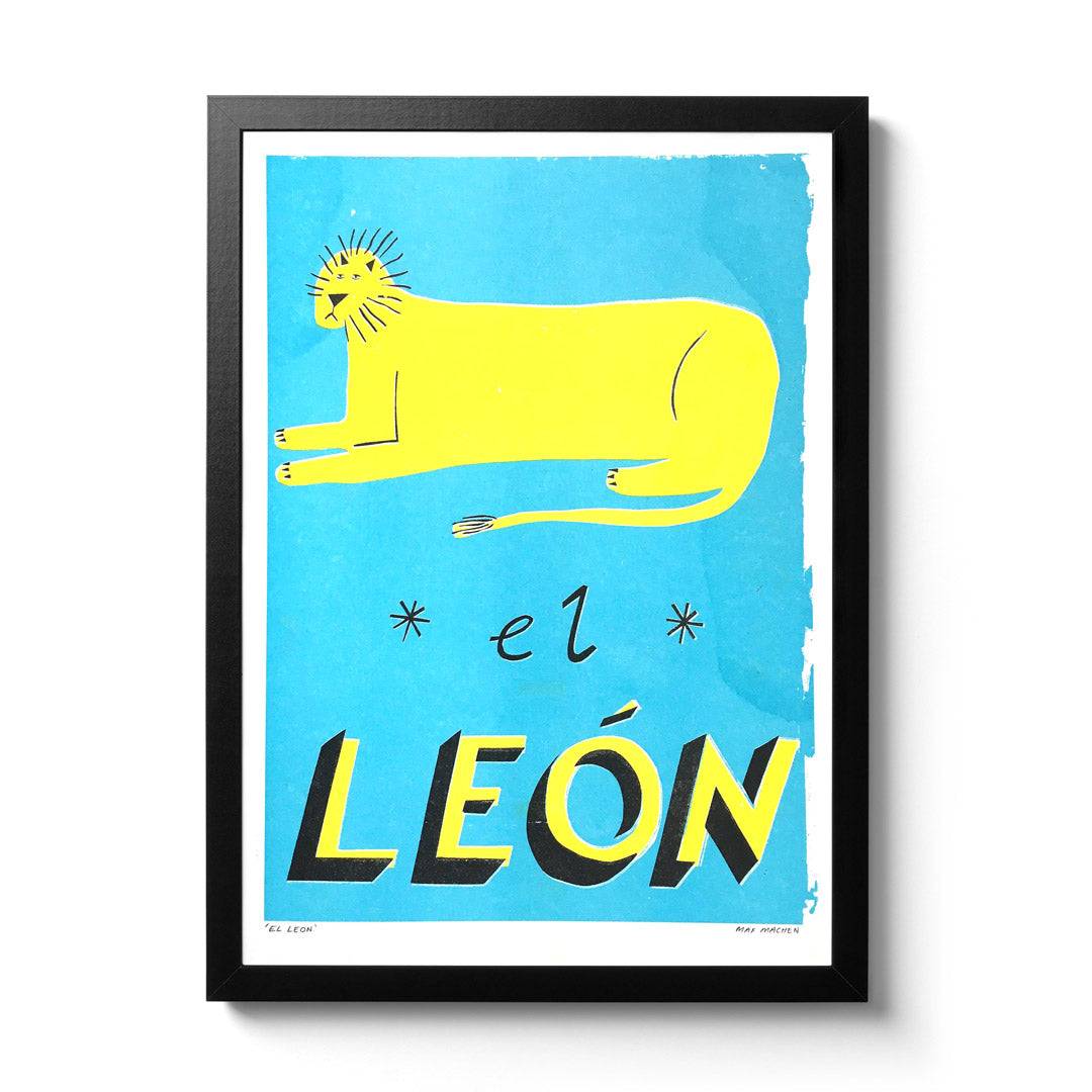 El Leon - Riso Print