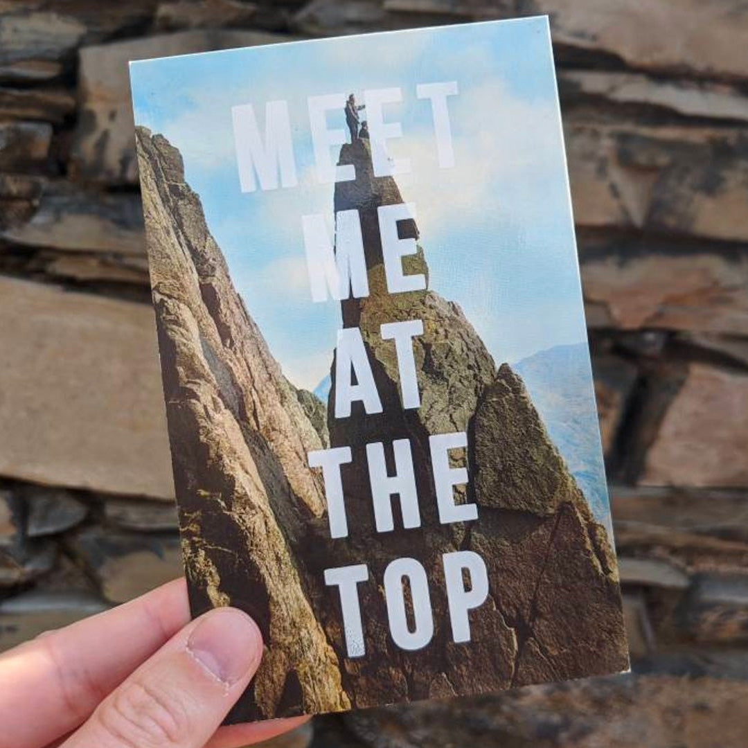 Meet Me at the Top - Vintage Postcard