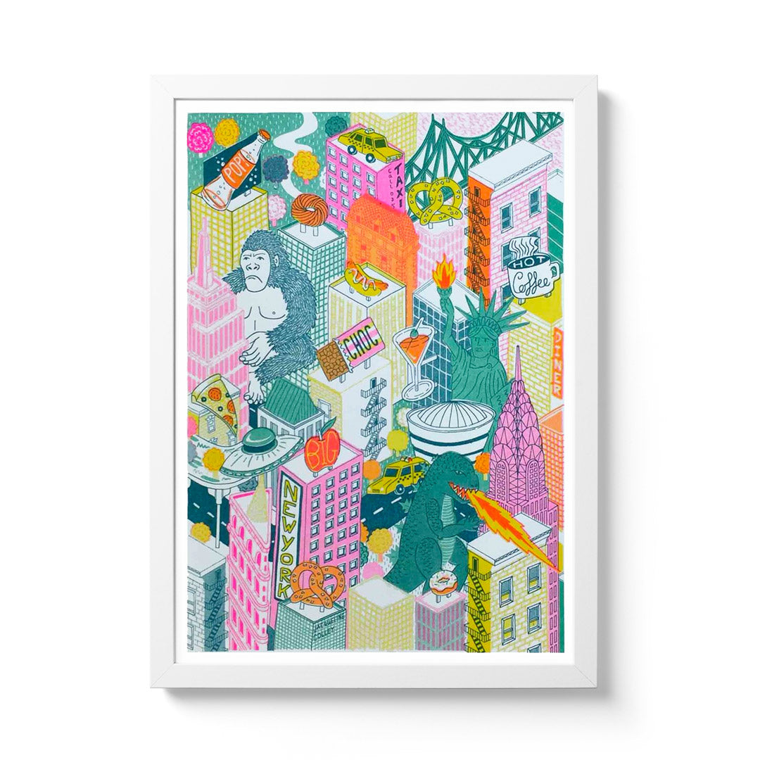 NYC New York City - Riso Print – National Park Print Shop