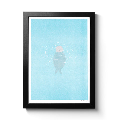 Happy Seal - Riso Print