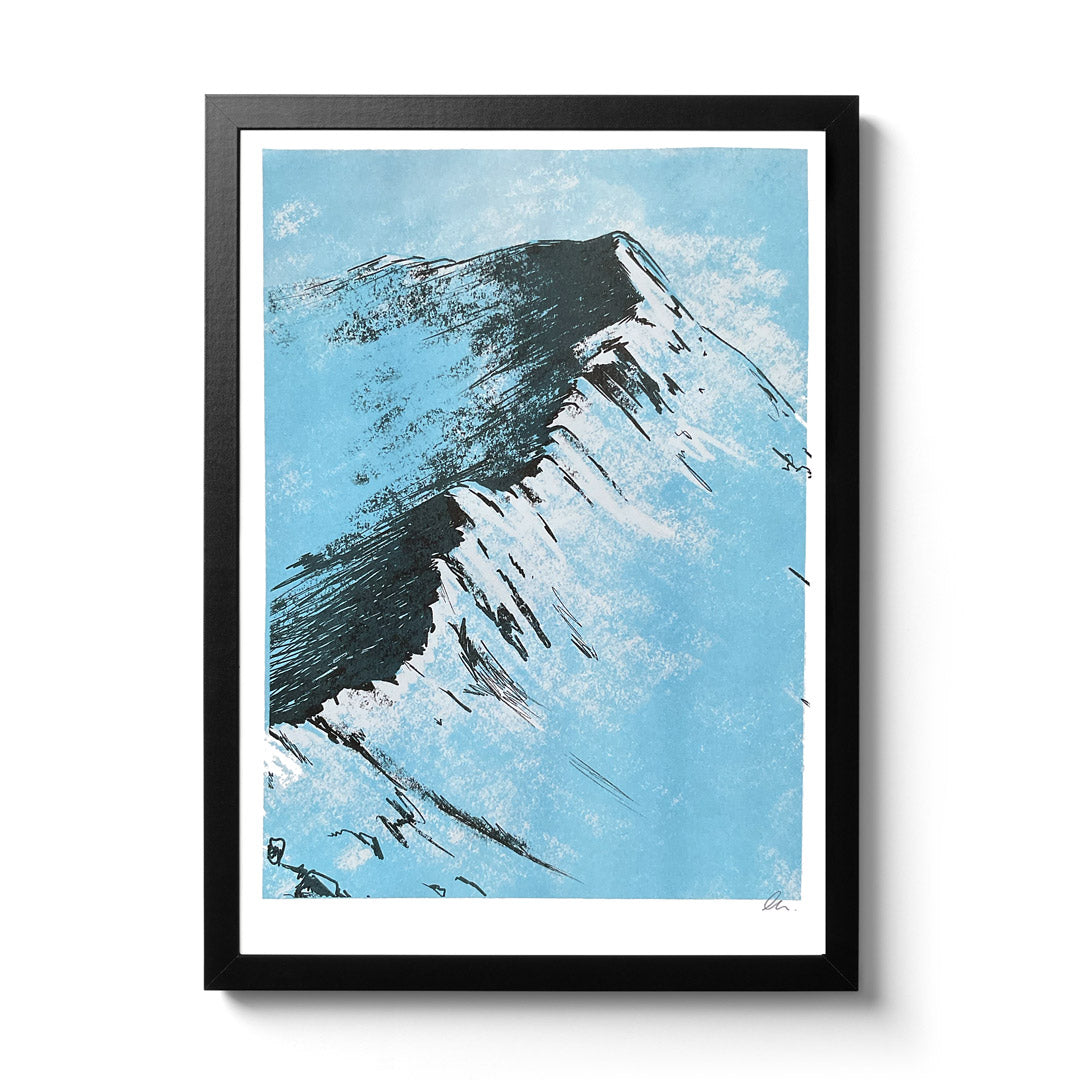 Striding Edge - Riso Print – National Park Print Shop