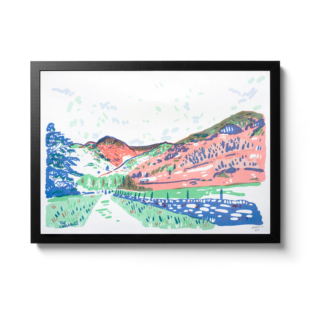 The Langdales - Riso Print