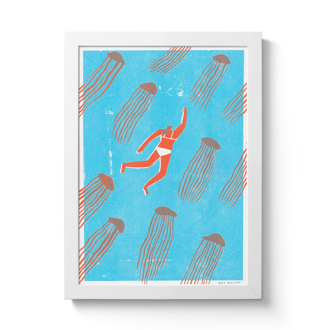 Jelly Fish - Riso Print